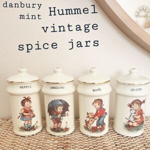 DANBURY MINT HUMMEL SPICE JARS VINTAGE
